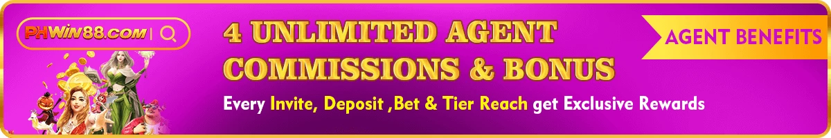 PHWin747 agent commissions — referral, bet, deposit, and tier bonuses