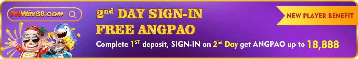 PHWin747 2nd day cashback angpao up to ₱18,888